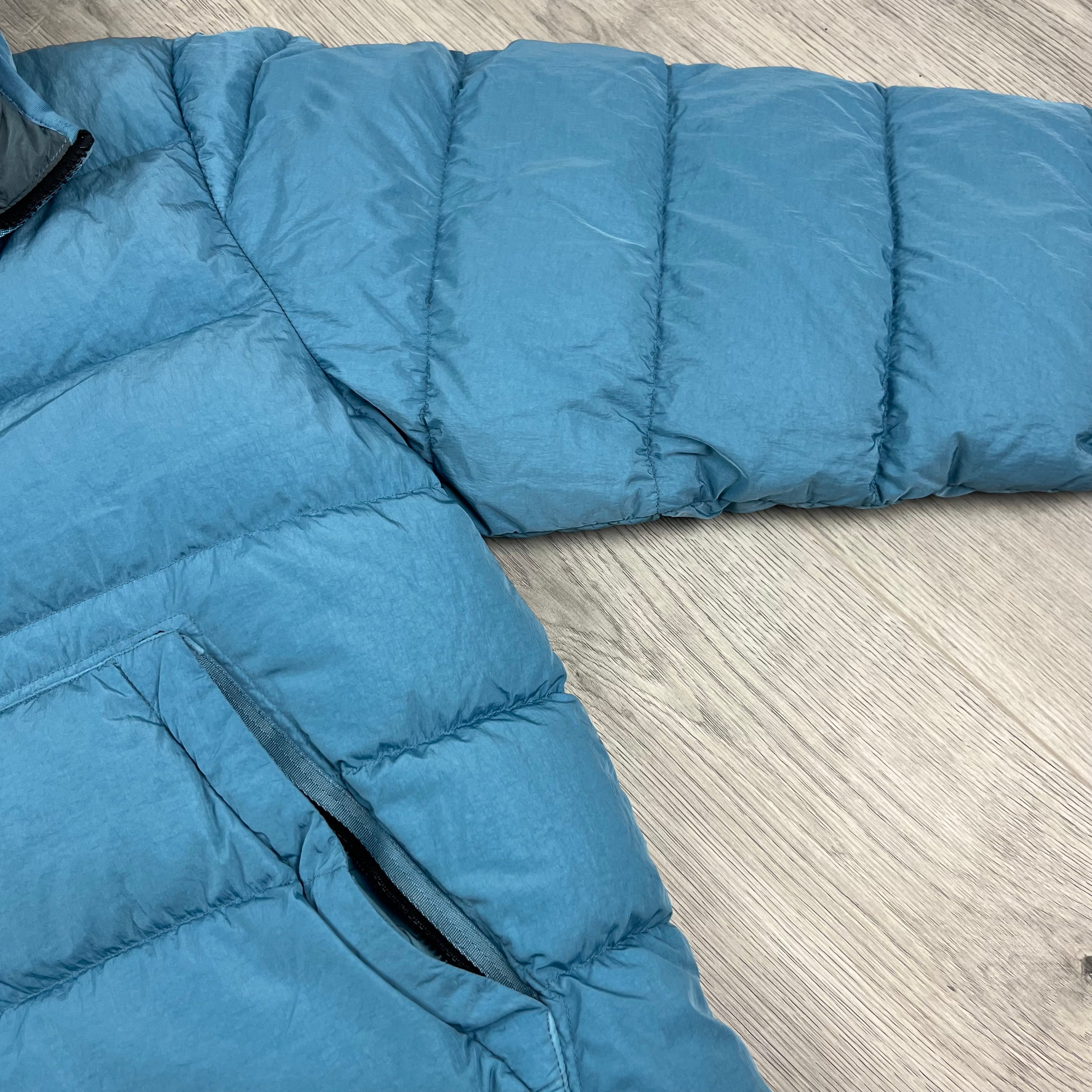 CP Company Chrome Goggle Jacket - Aegean Blue