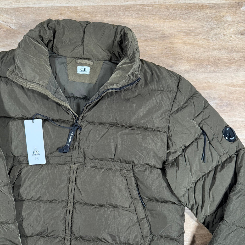 CP Company Chrome-R Down Lens Jacket in Ivy Green