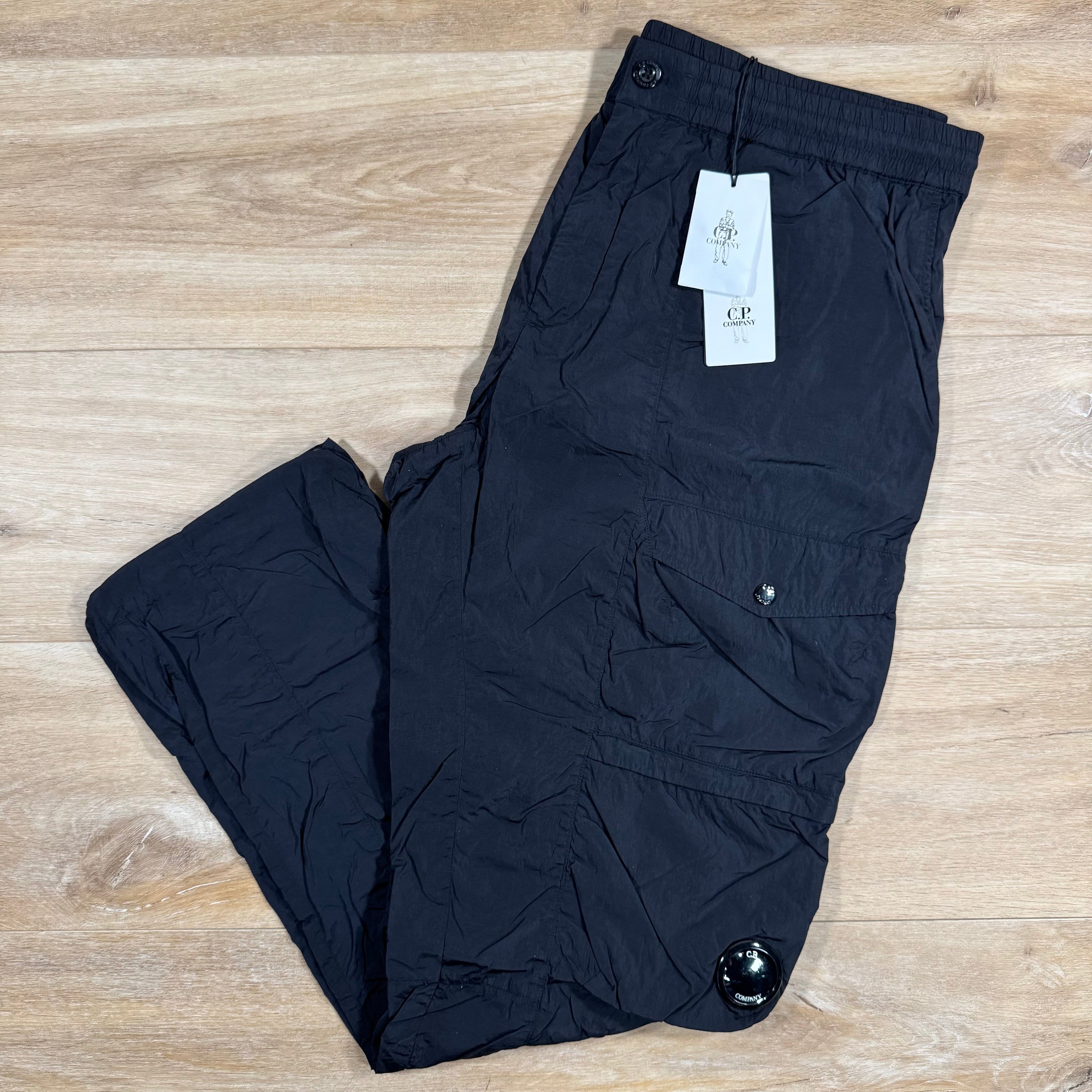 CP Company Chrome-R Cargo Lens Pants in Navy