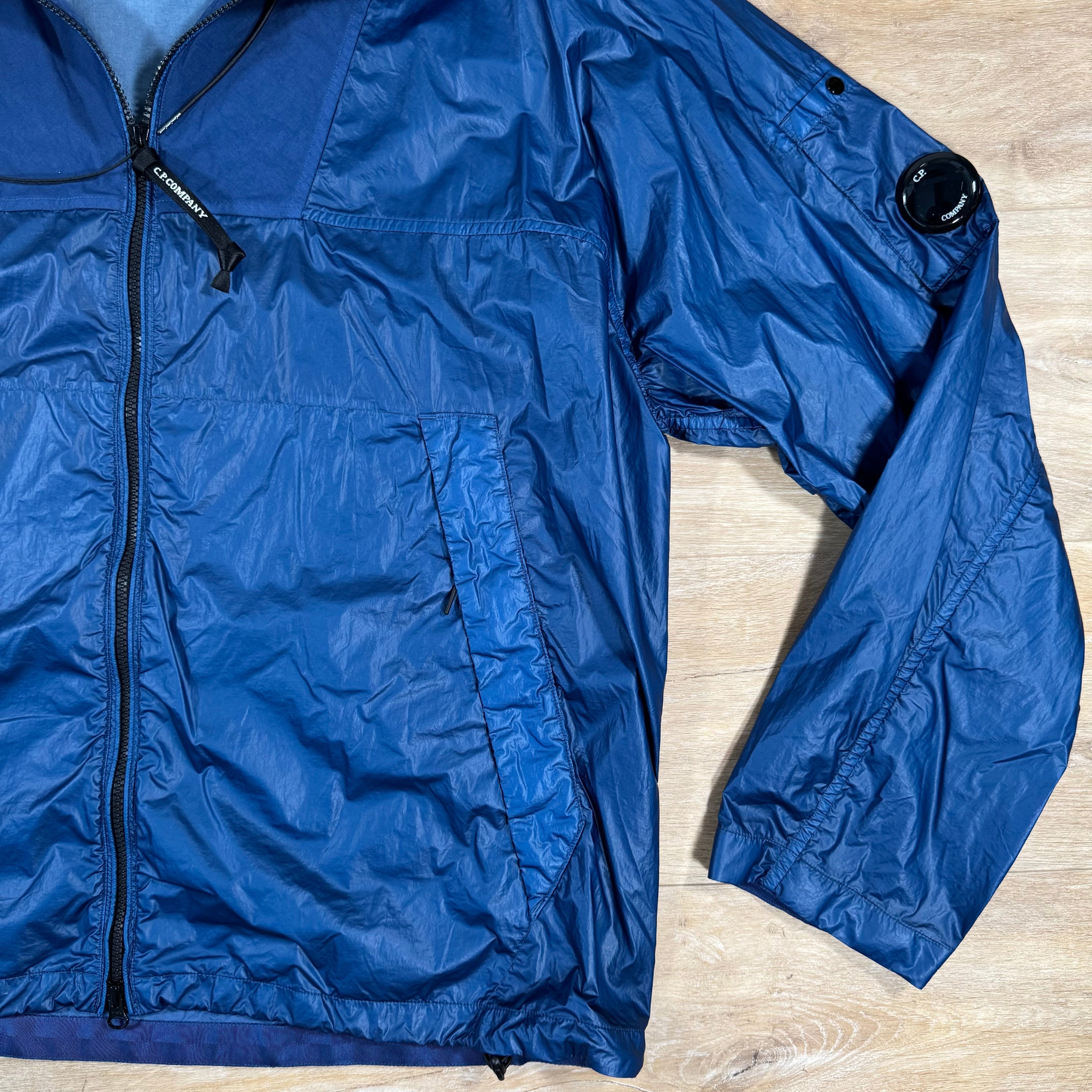 CP Company CS II Mixed Lens Jacket in Oceana - Blue