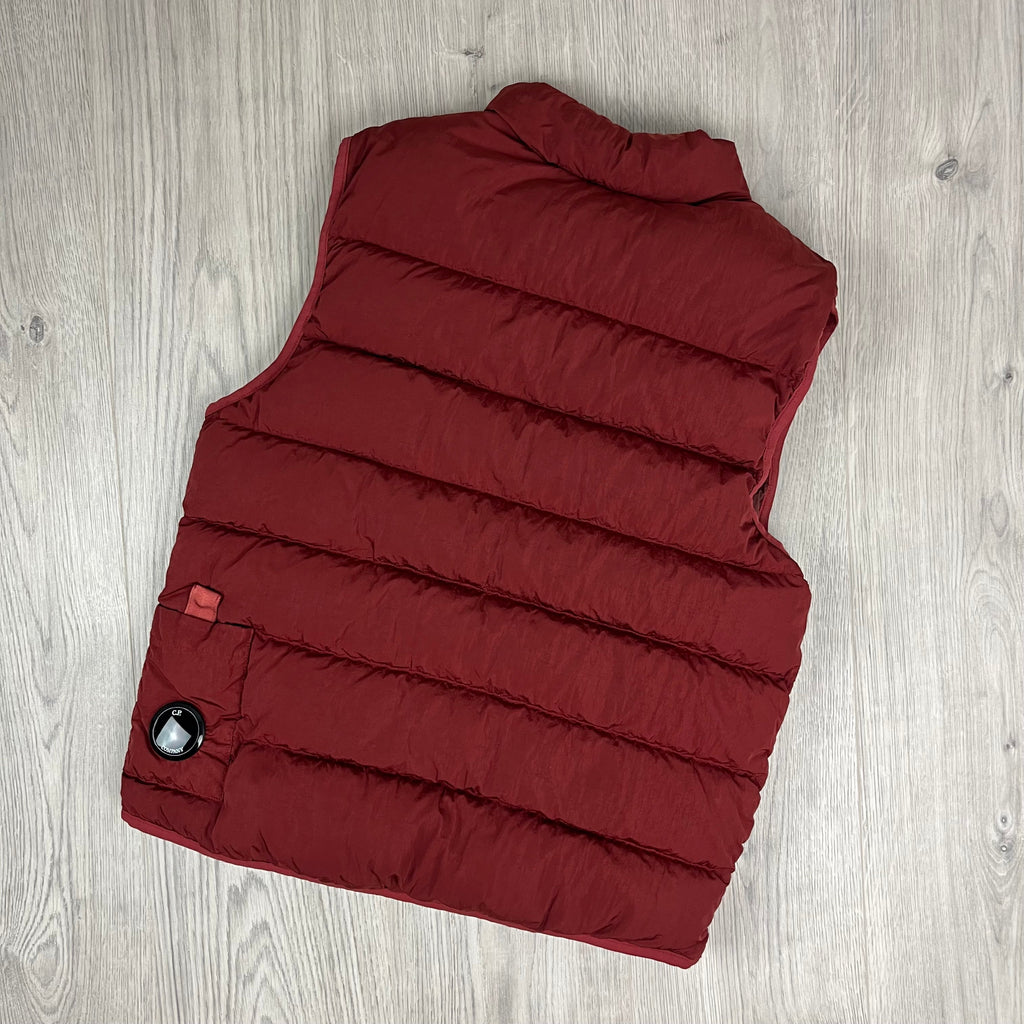 CP Company Chrome-R Lens Gilet - Ketchup