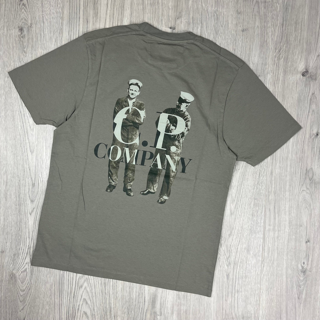 CP Company Sailor T-Shirt - Fungi Grey