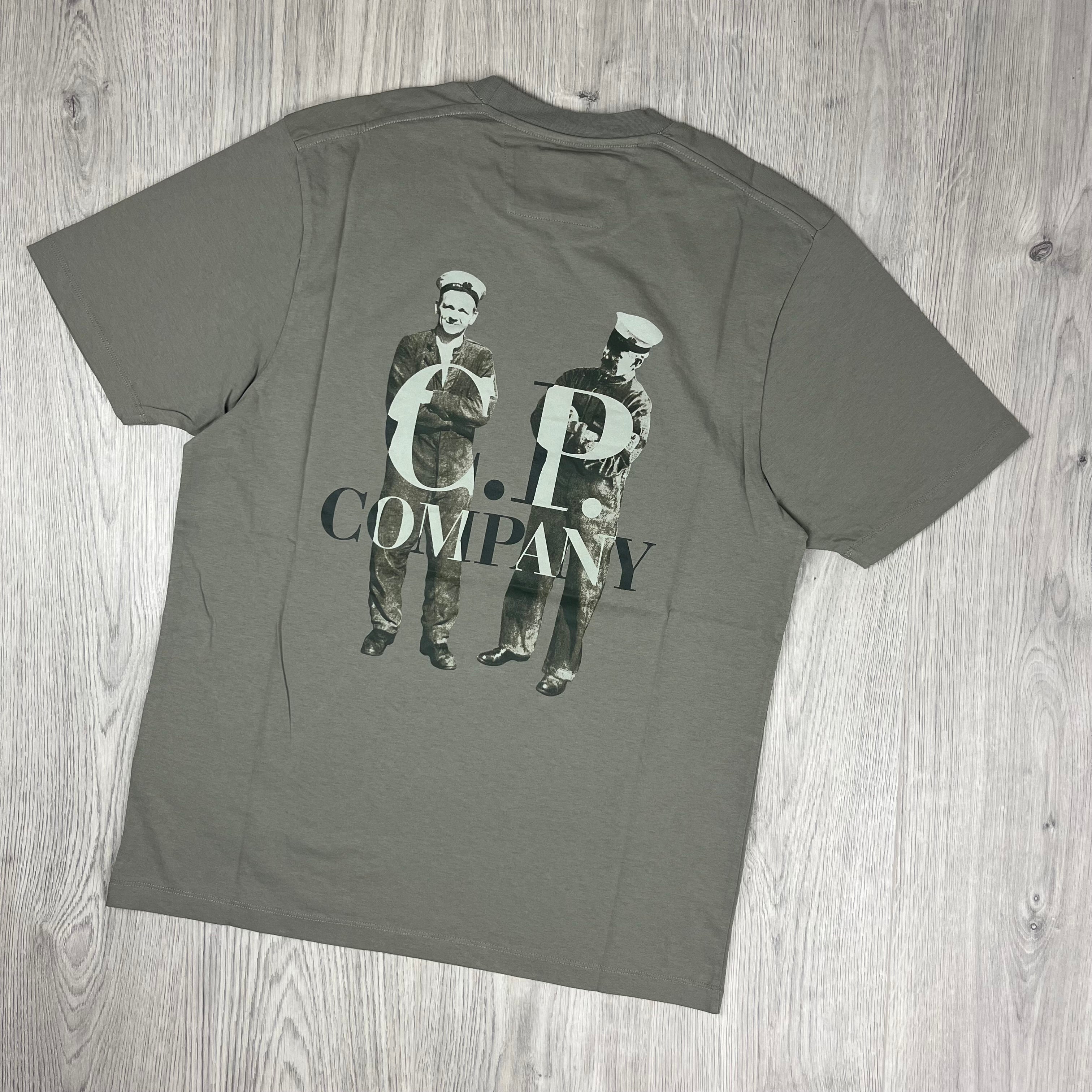 CP Company Sailor T-Shirt - Fungi Grey