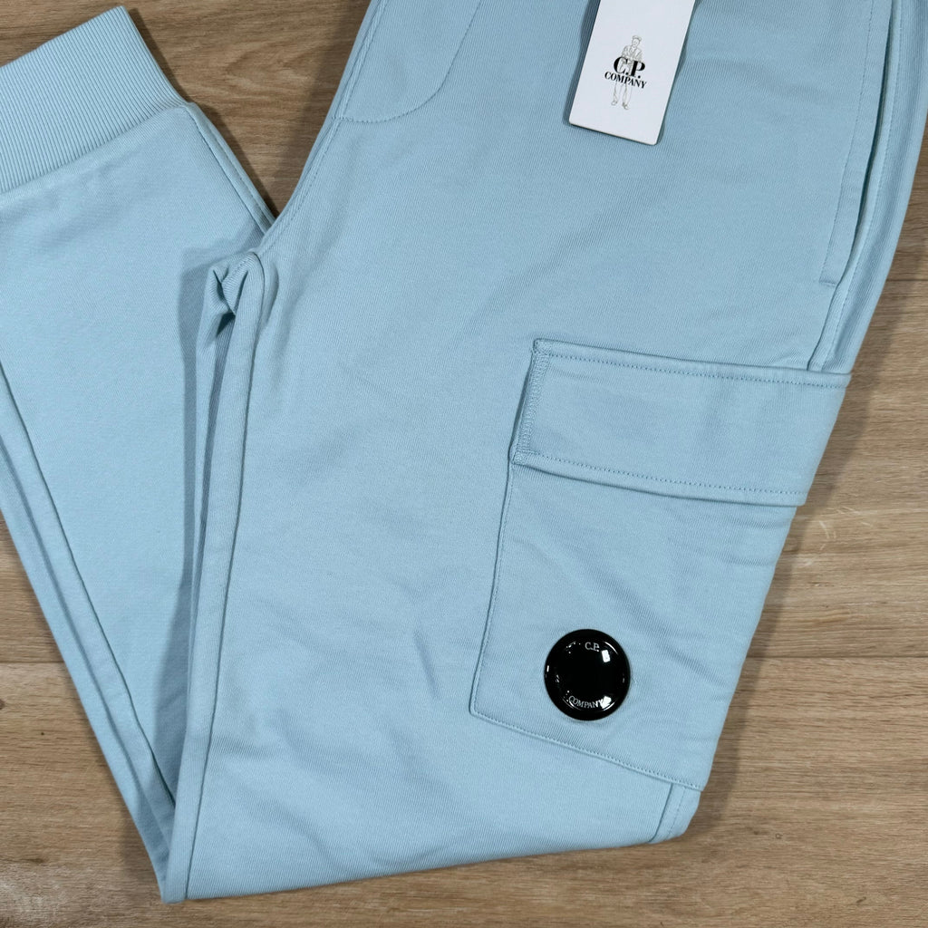 CP Company Diagonal Raised Sweatpants in Starlight Blue
