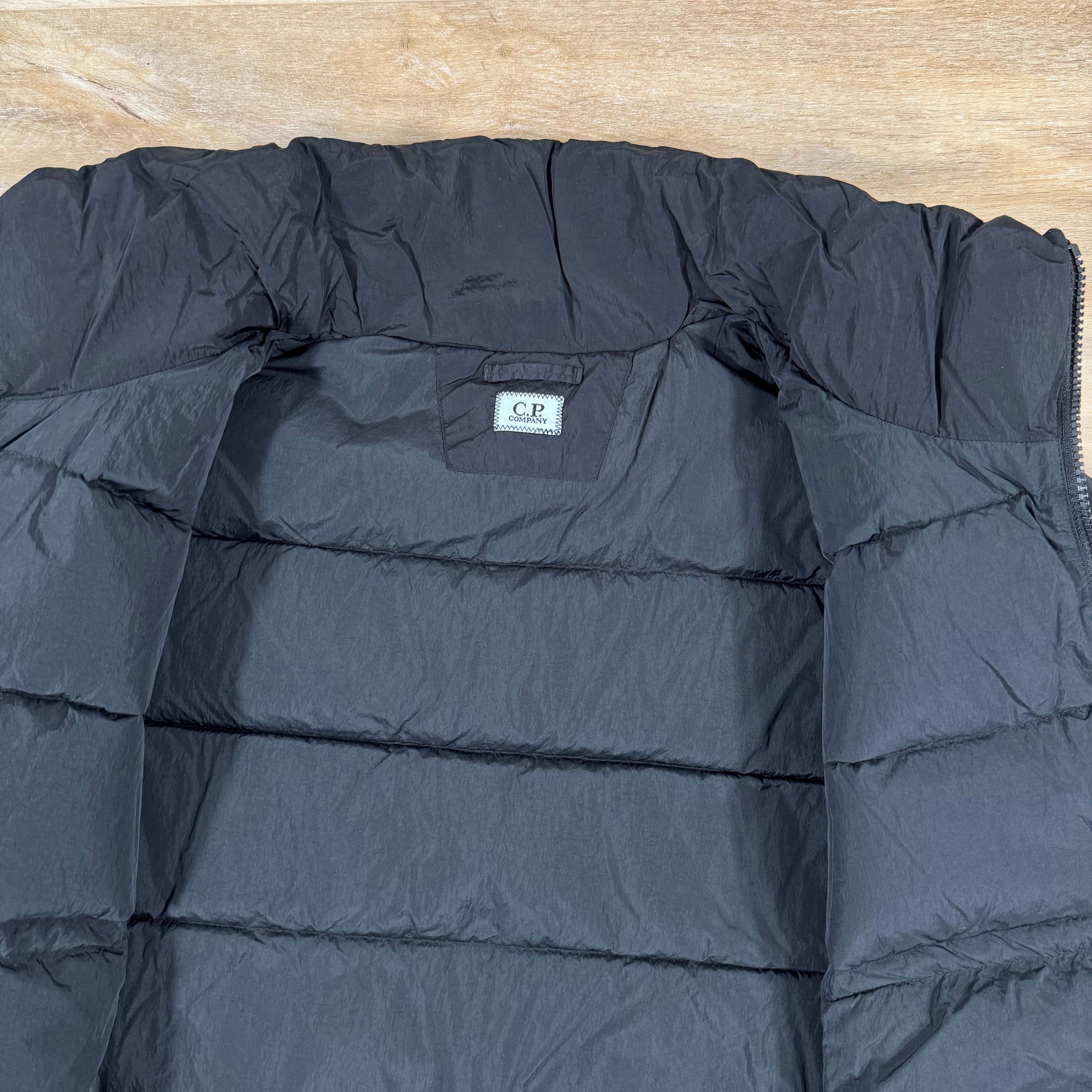 CP Company Chrome-R Down Lens Jacket in Black