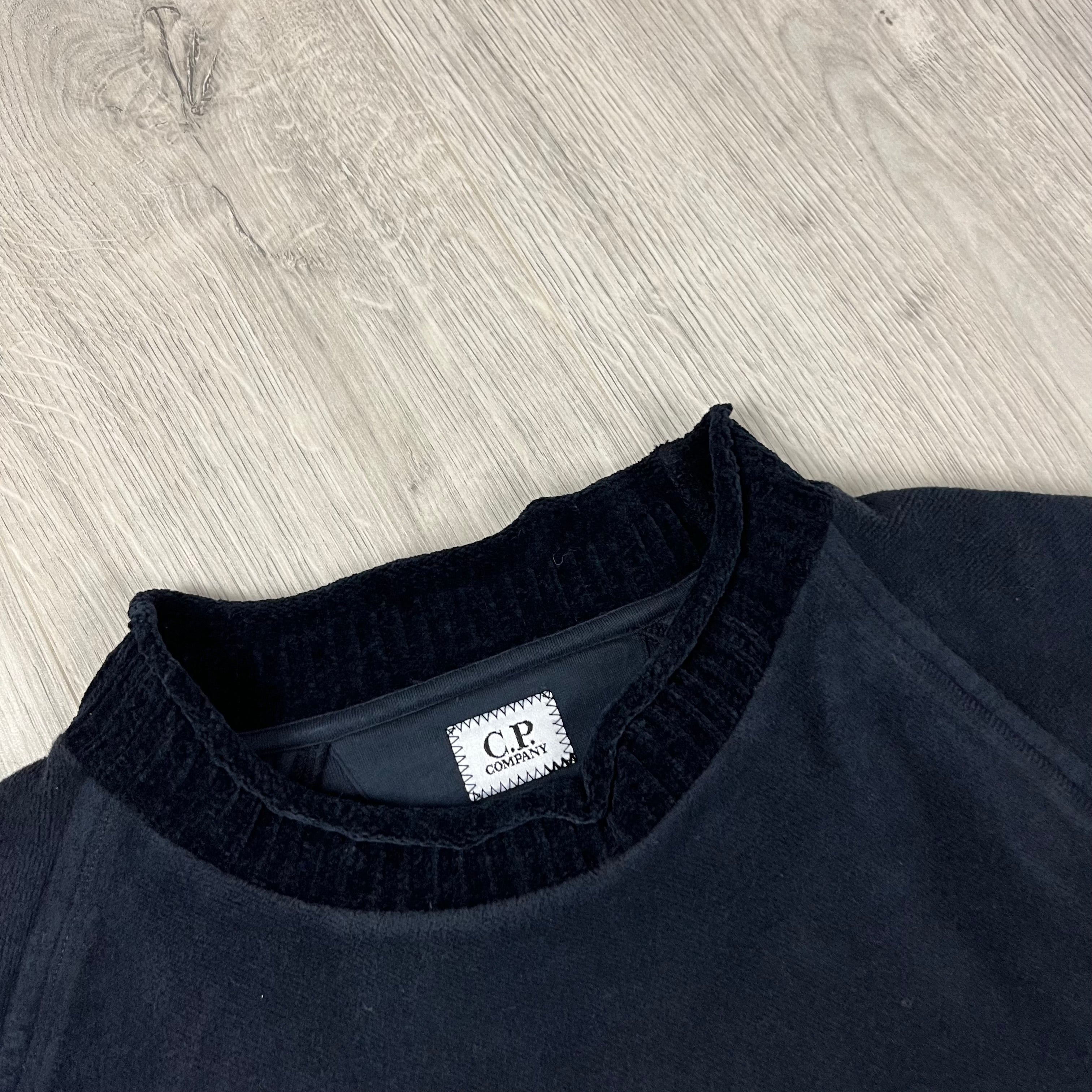 CP Company Roll Neck Sweatshirt - Navy