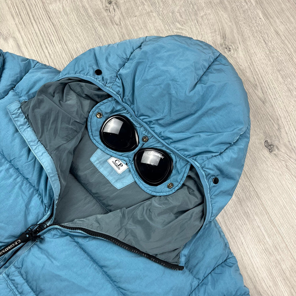 CP Company Chrome Goggle Jacket - Aegean Blue