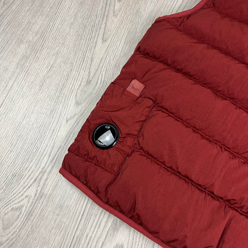CP Company Chrome-R Lens Gilet - Ketchup