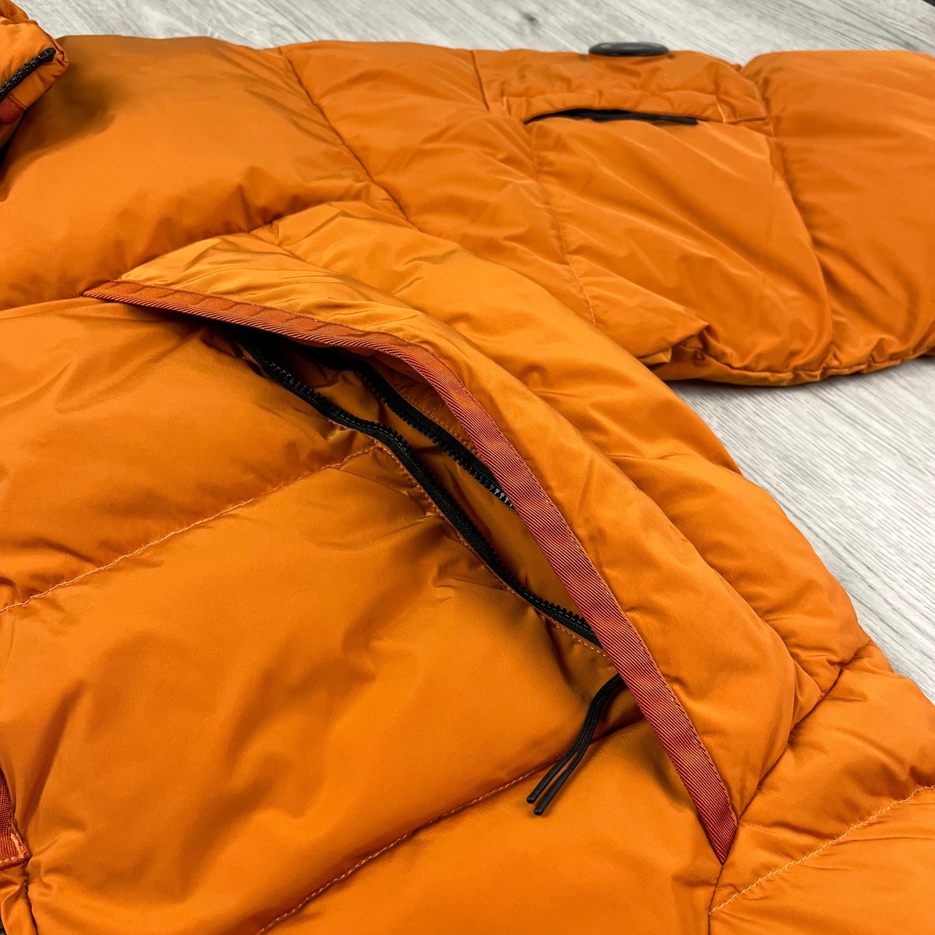 CP Company Nycra-R Down Jacket - Russet Orange