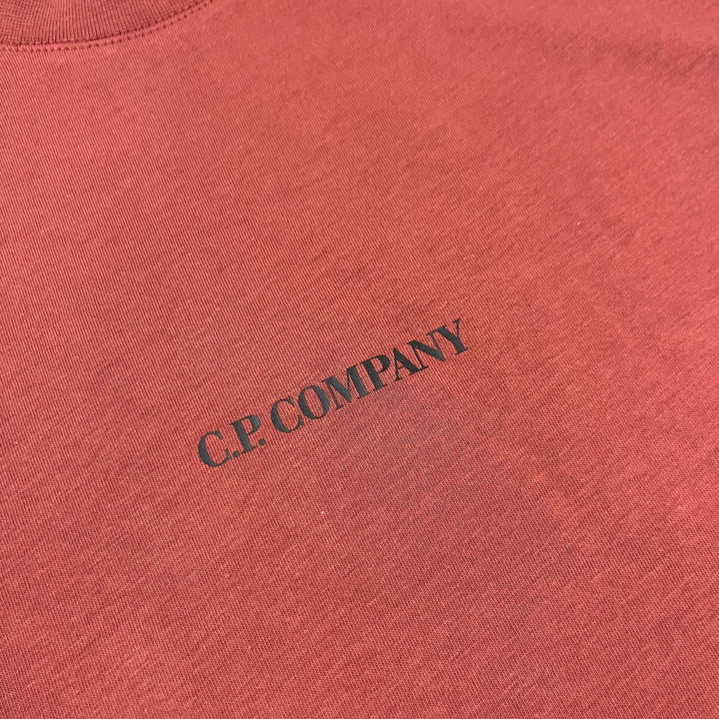 CP Company Printed T-Shirt - Henna