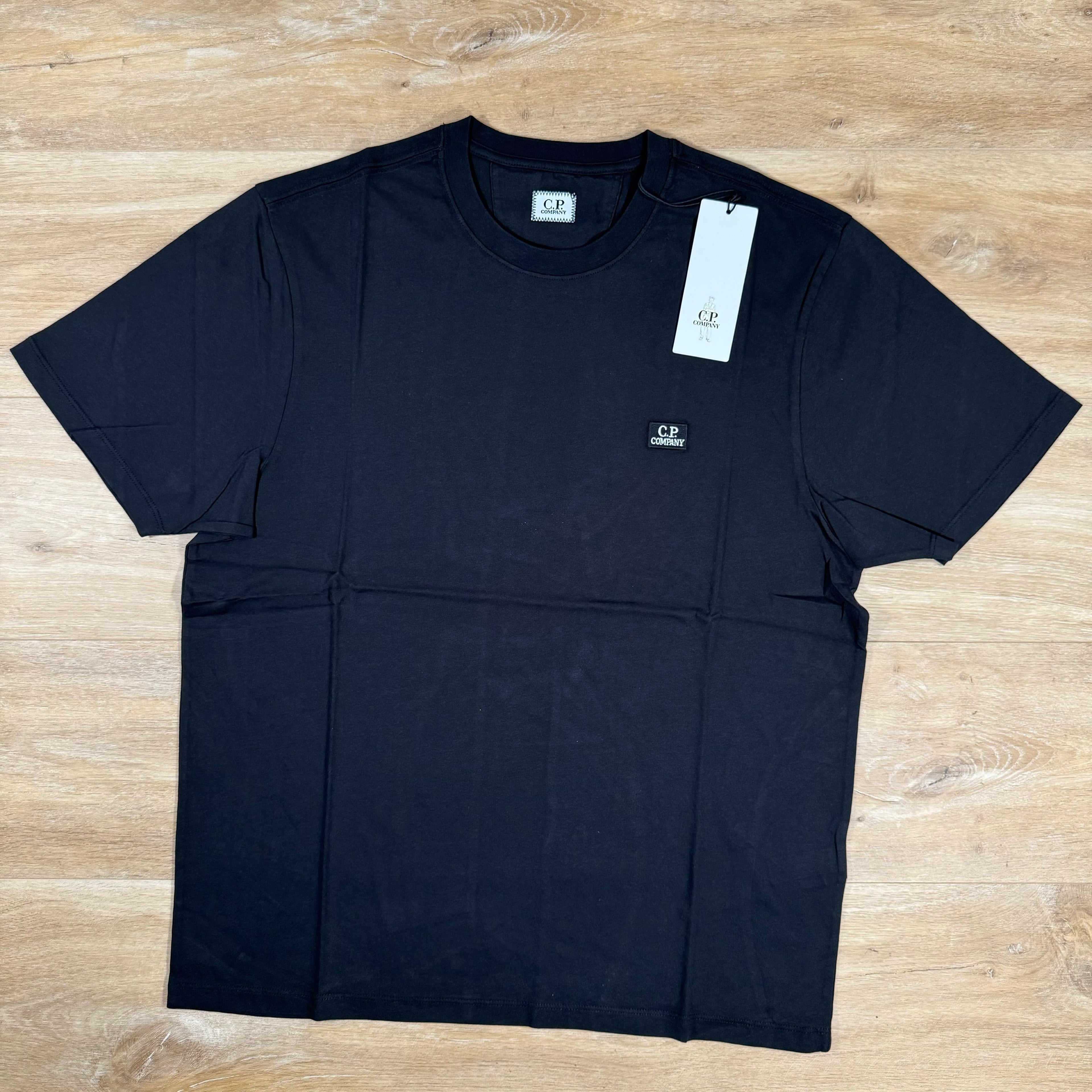 CP Company Logo Patch T-Shirt in Black