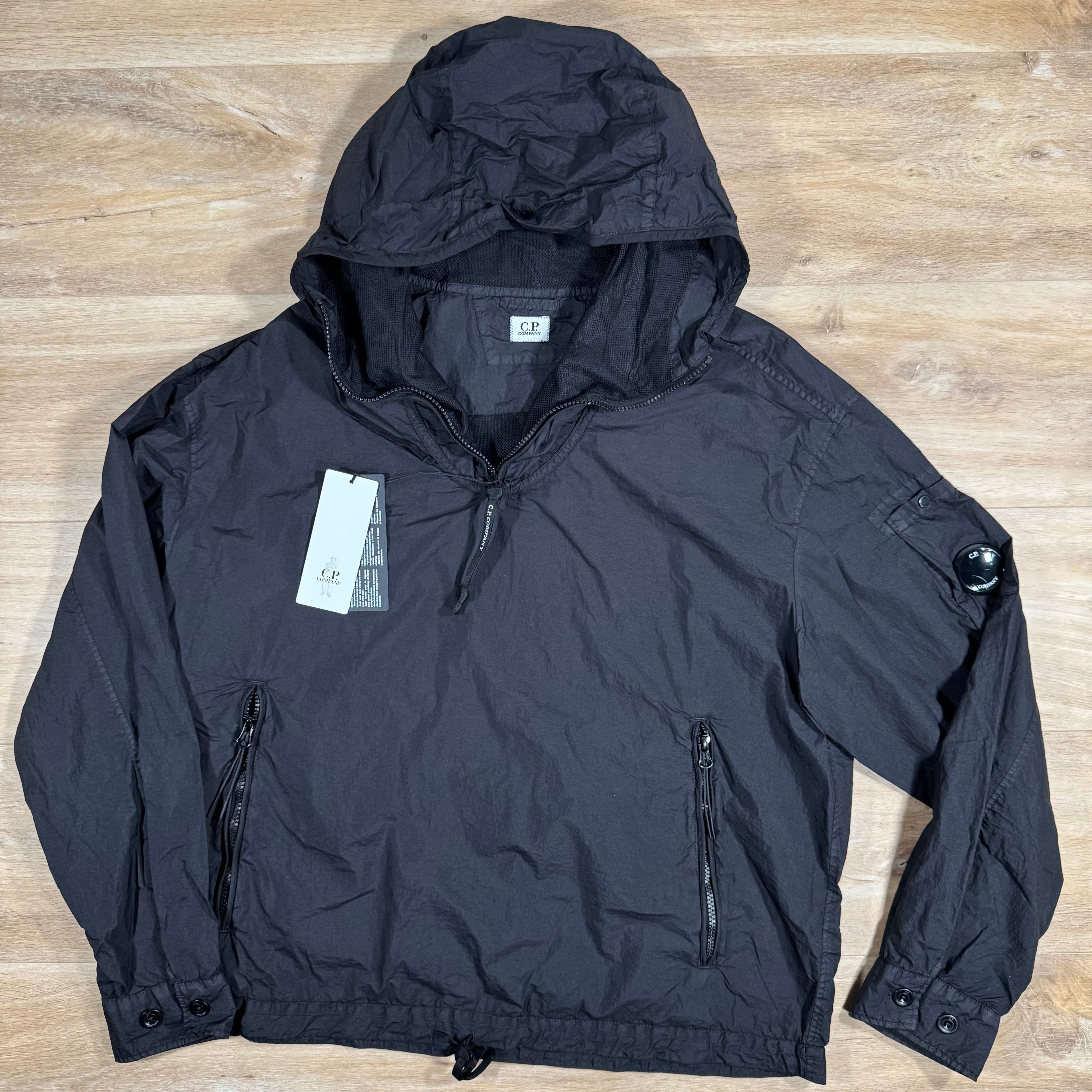 CP Company Taylon-L Lens Smock Jacket in Black