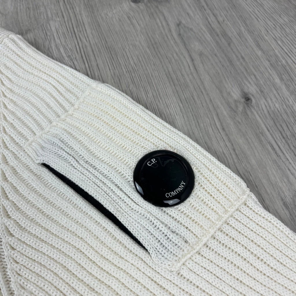 CP Company Knit Sweatshirt - White