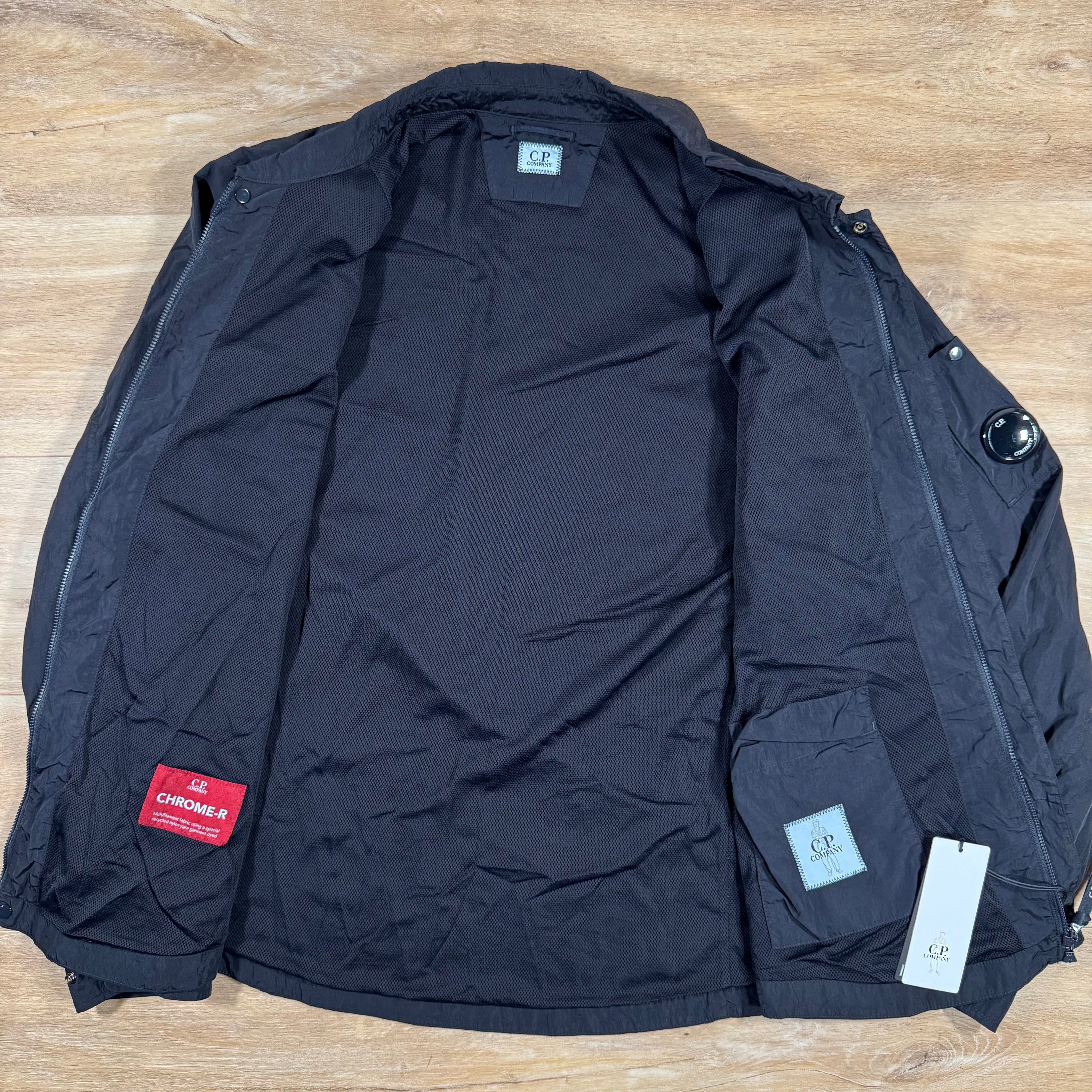 CP Company Chrome-R Lens Overshirt in Navy