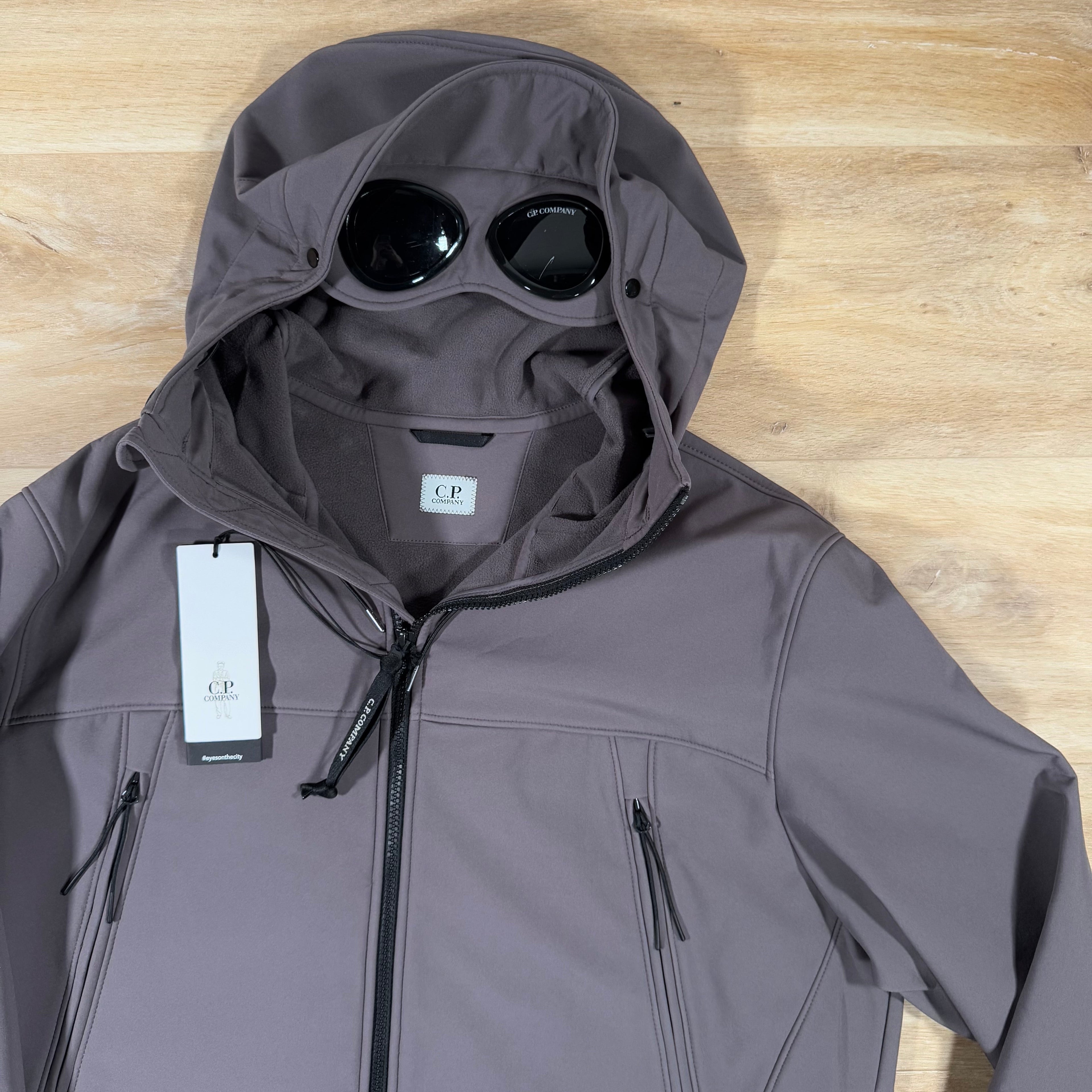CP Company Shell-R Goggle Jacket in Violet