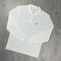 CP Company Piquet Polo Shirt - White