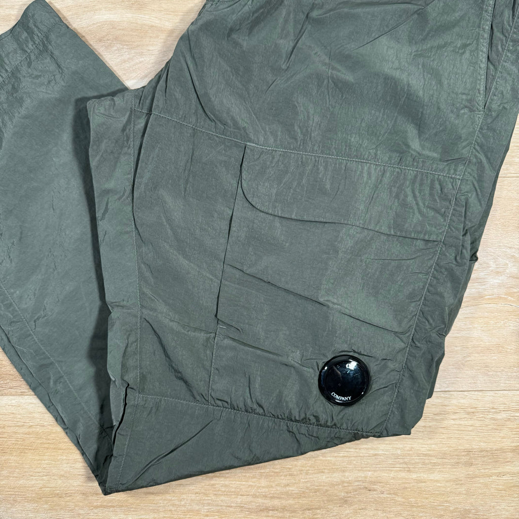CP Company Chrome-R Loose Cargo Pants in Grape Leaf