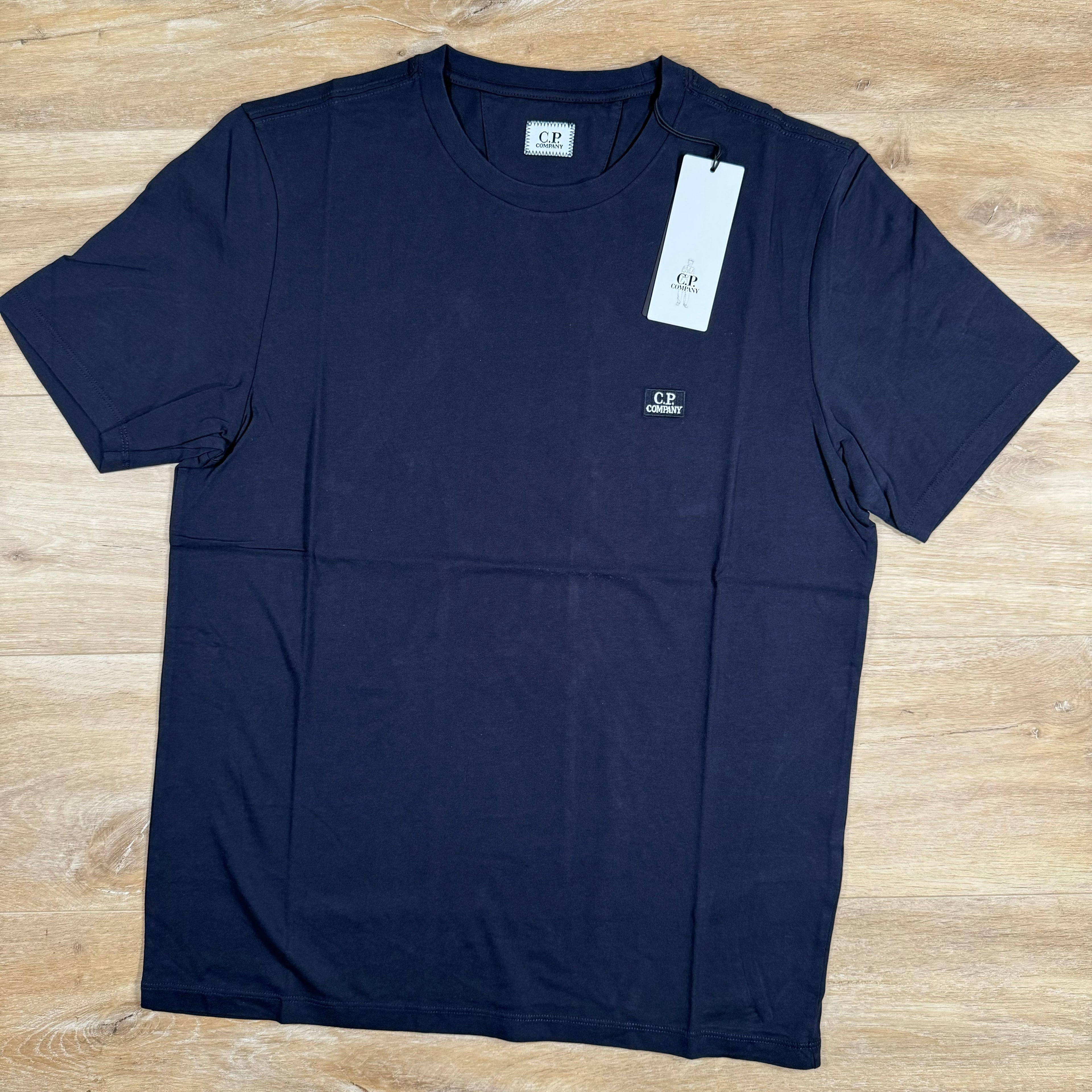 CP Company Logo Patch T-Shirt in Navy