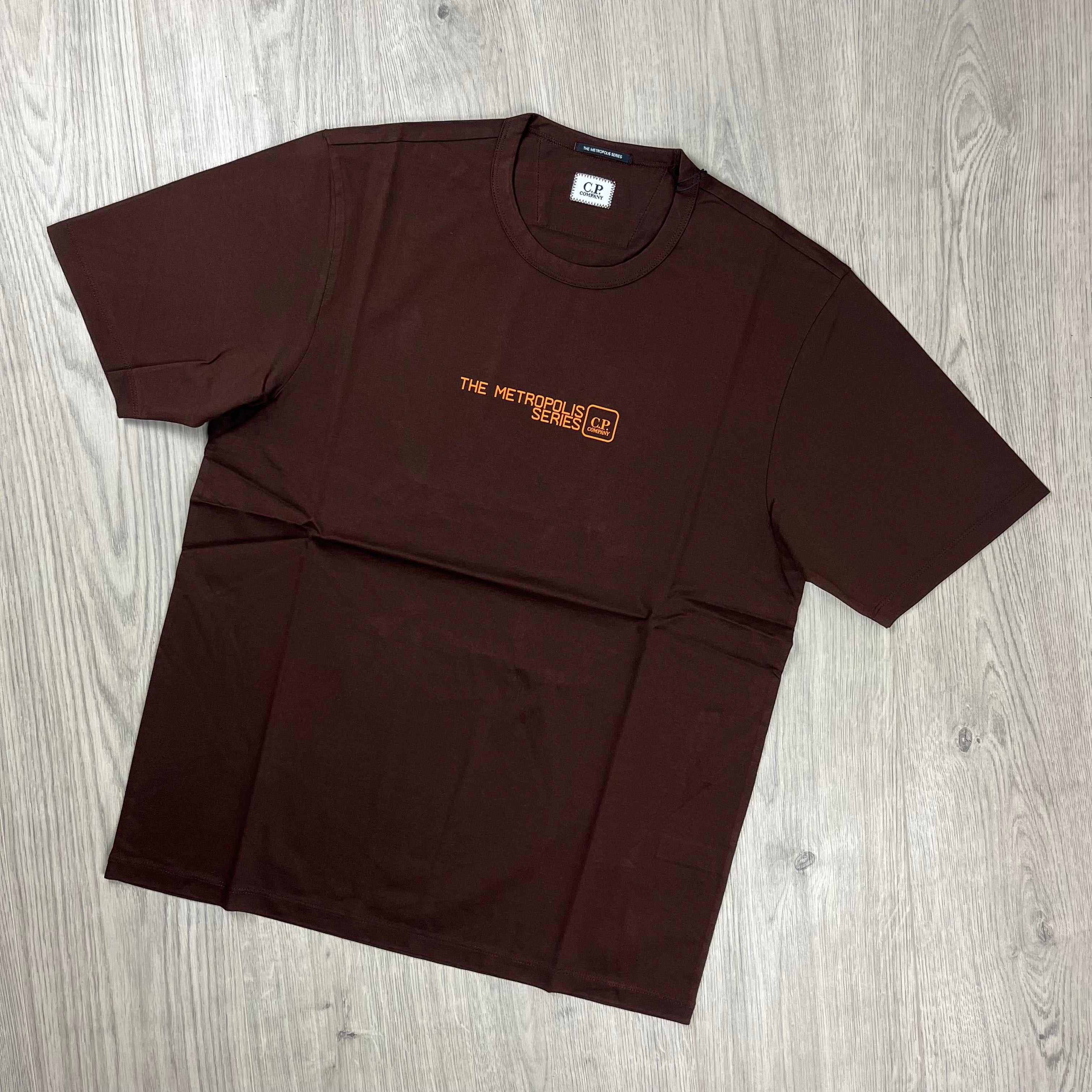 CP Company Metropolis T-Shirt - Rum Raisin