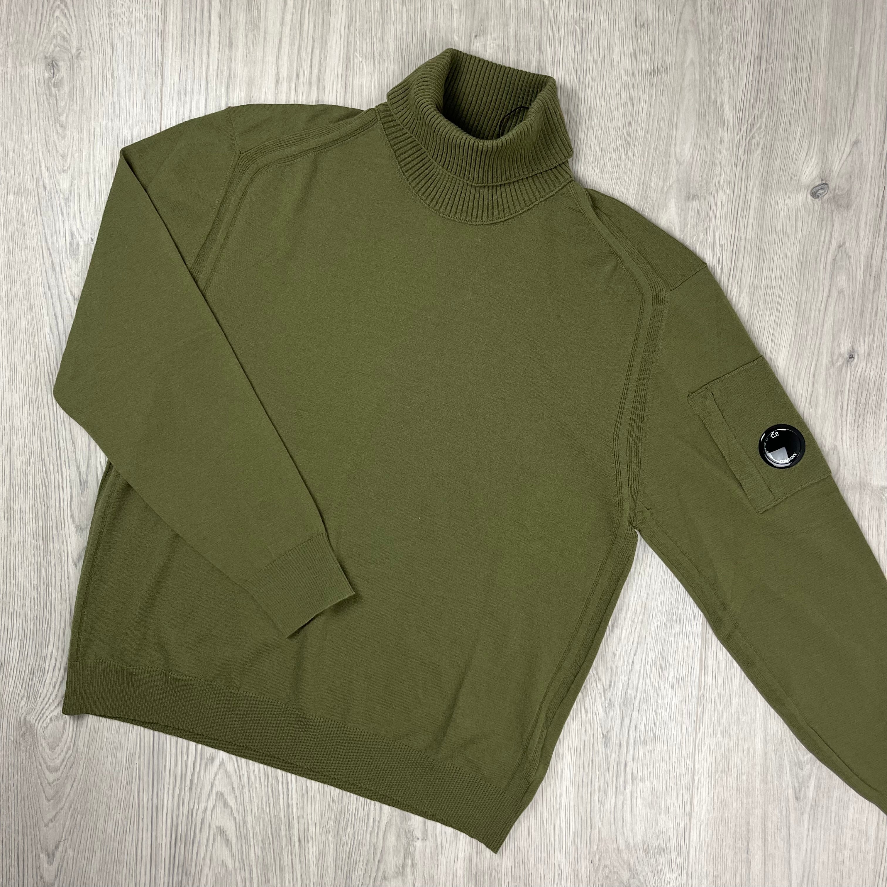 CP Company Knit Turtle Neck - Capers
