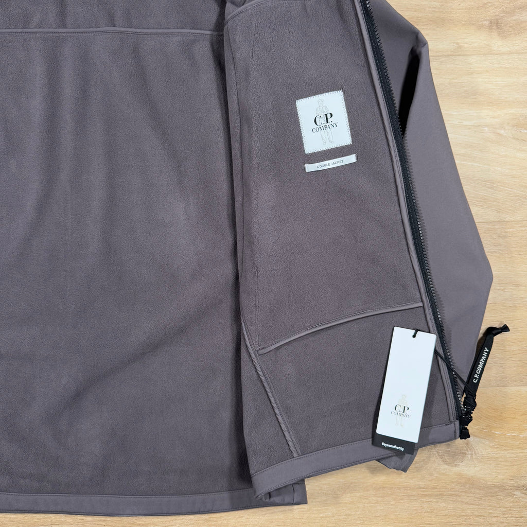 CP Company Shell-R Goggle Jacket in Violet
