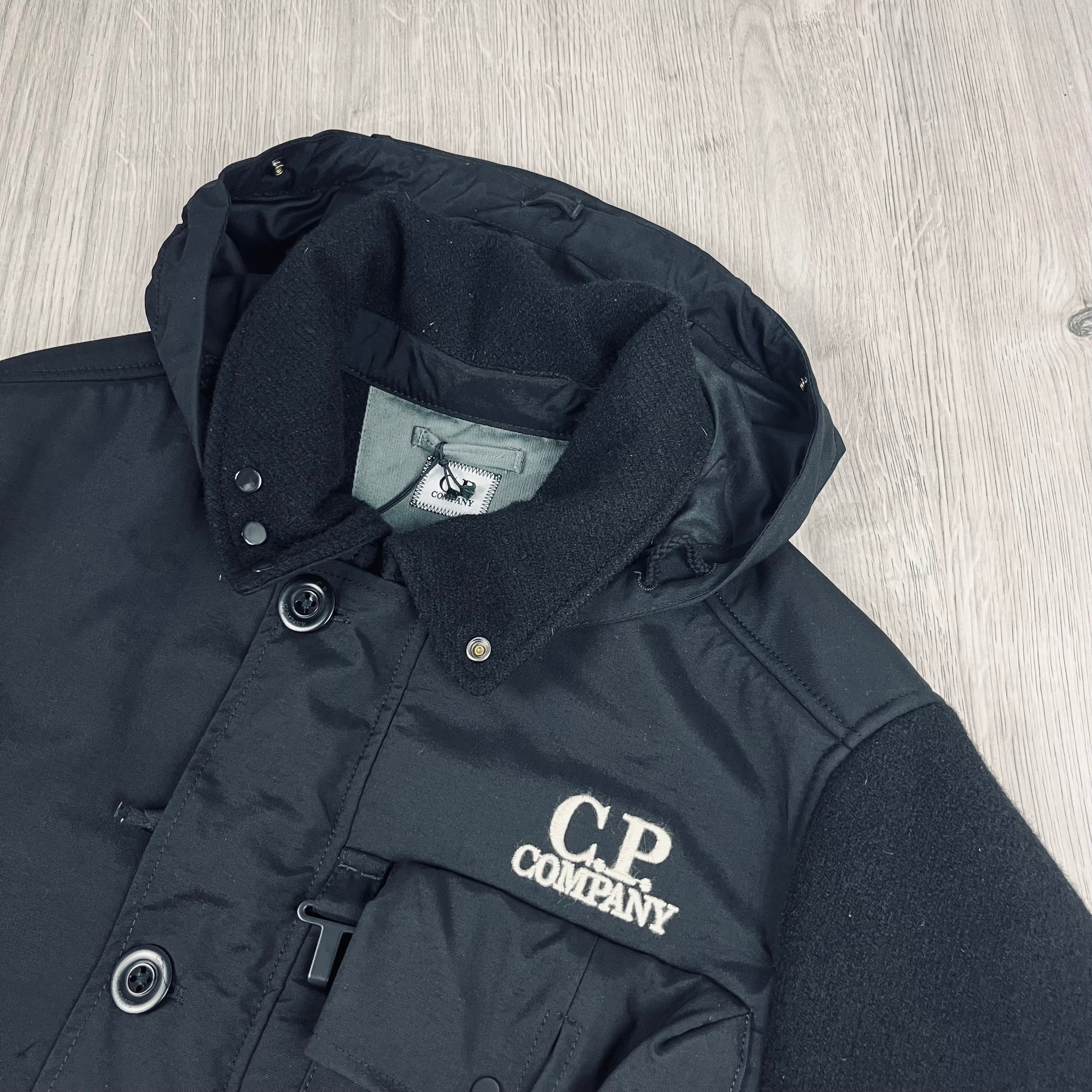 CP Company Duffel Goggle Jacket - Black