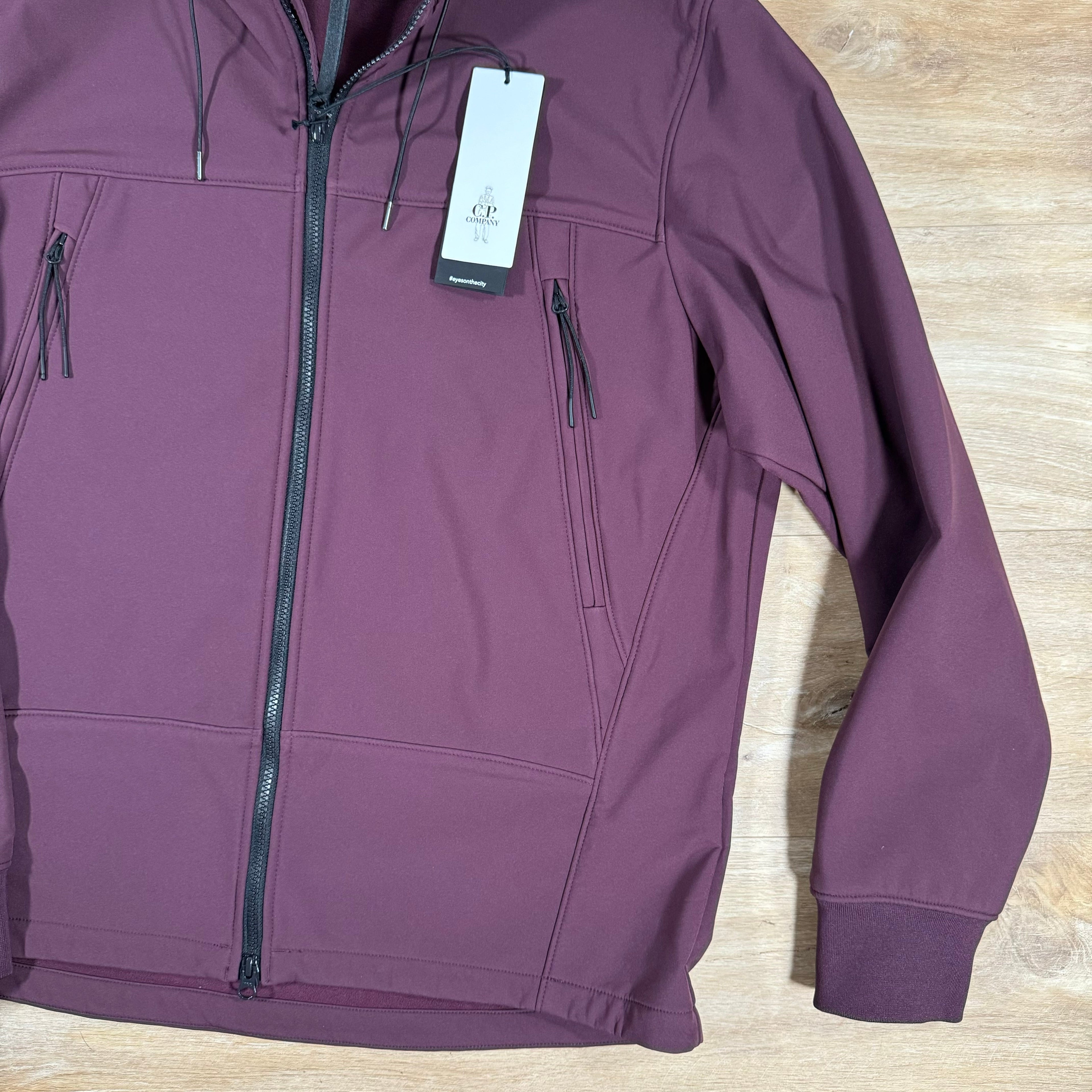 CP Company Shell-R Goggle Jacket in Potent Purple