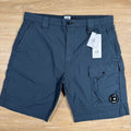 CP Company 50 Fili Stretch Cargo Shorts in India Ink