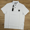 Stone Island Organic Cotton Pique Polo Shirt in White
