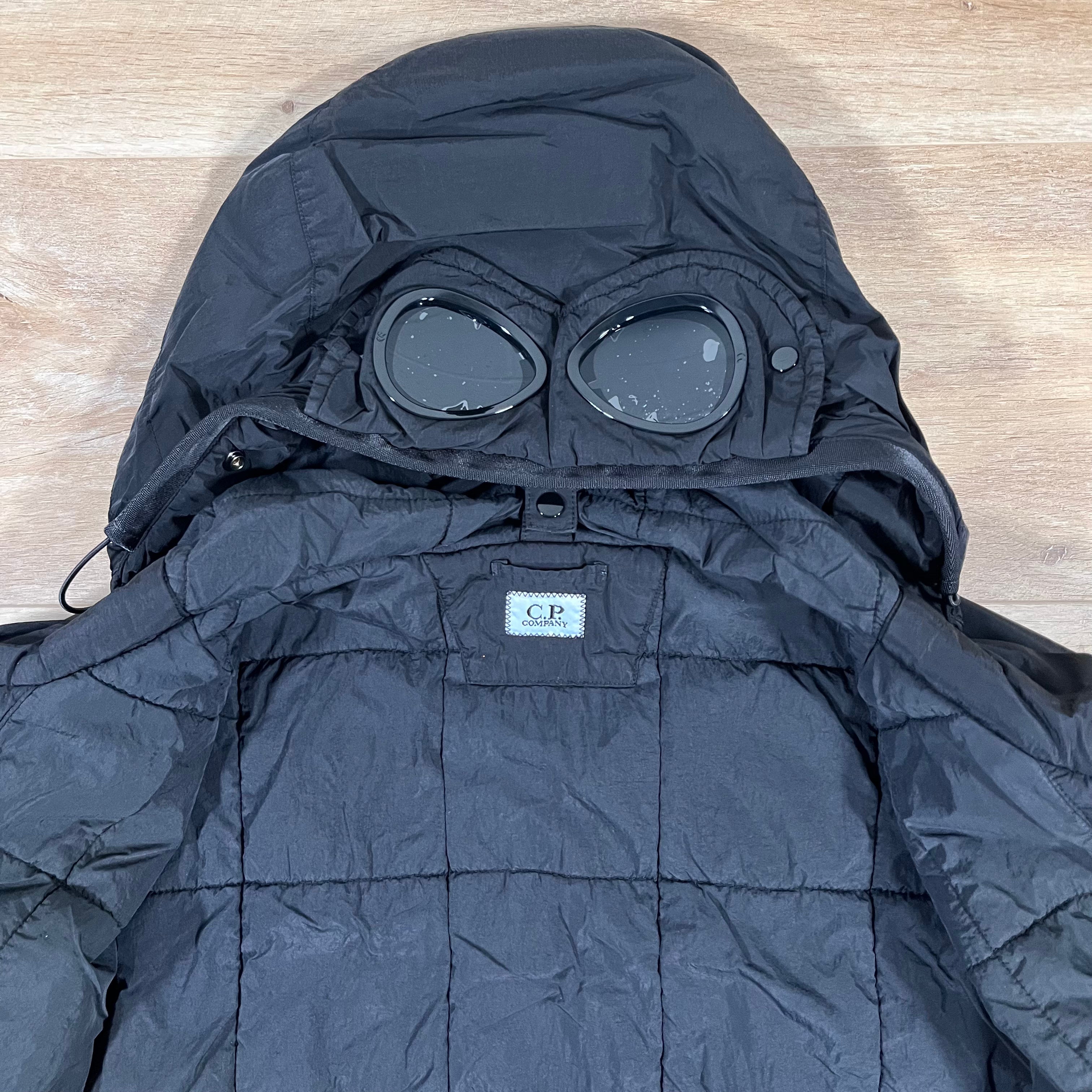 CP Company Chrome-R Goggle Jacket in Black