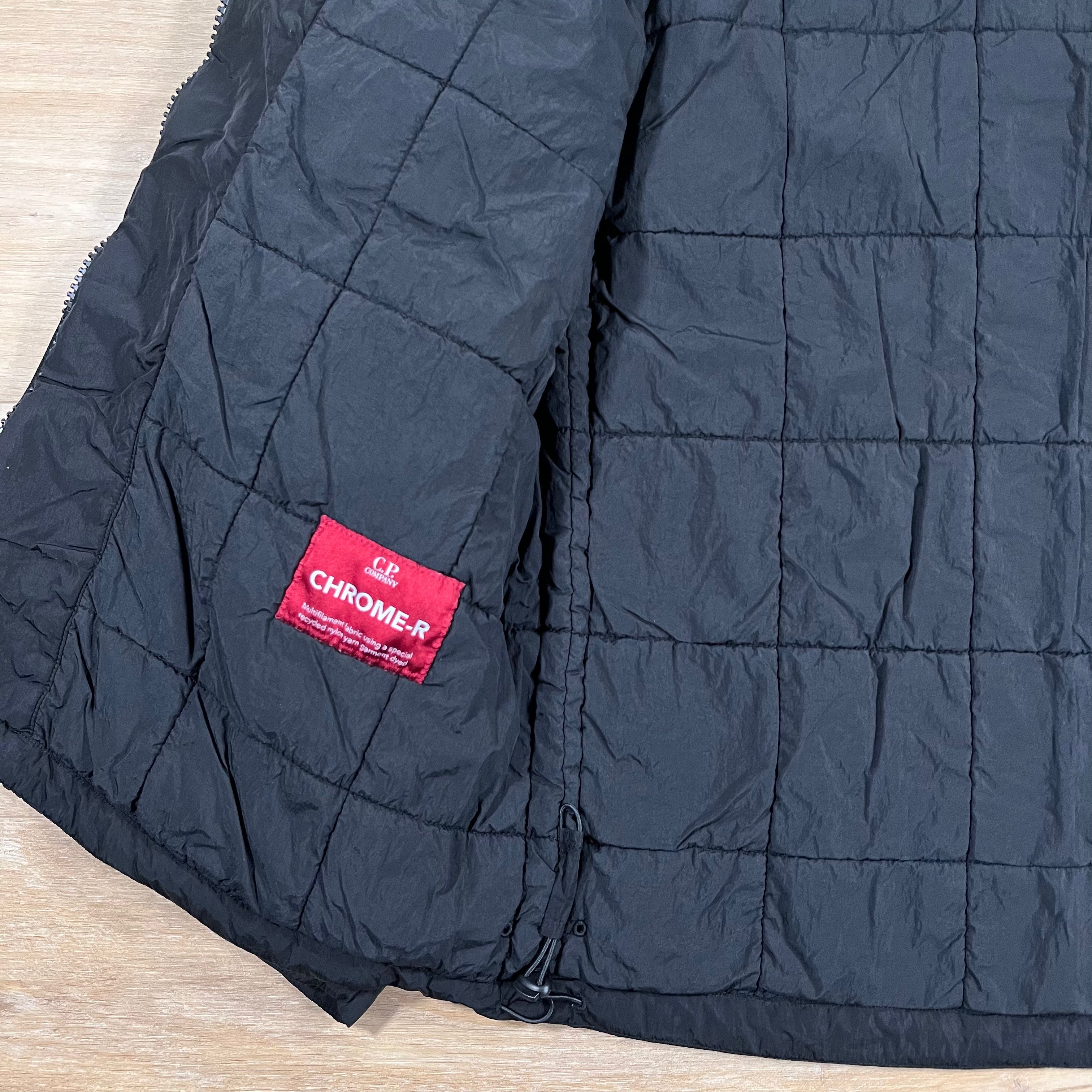 CP Company Chrome-R Goggle Jacket in Black