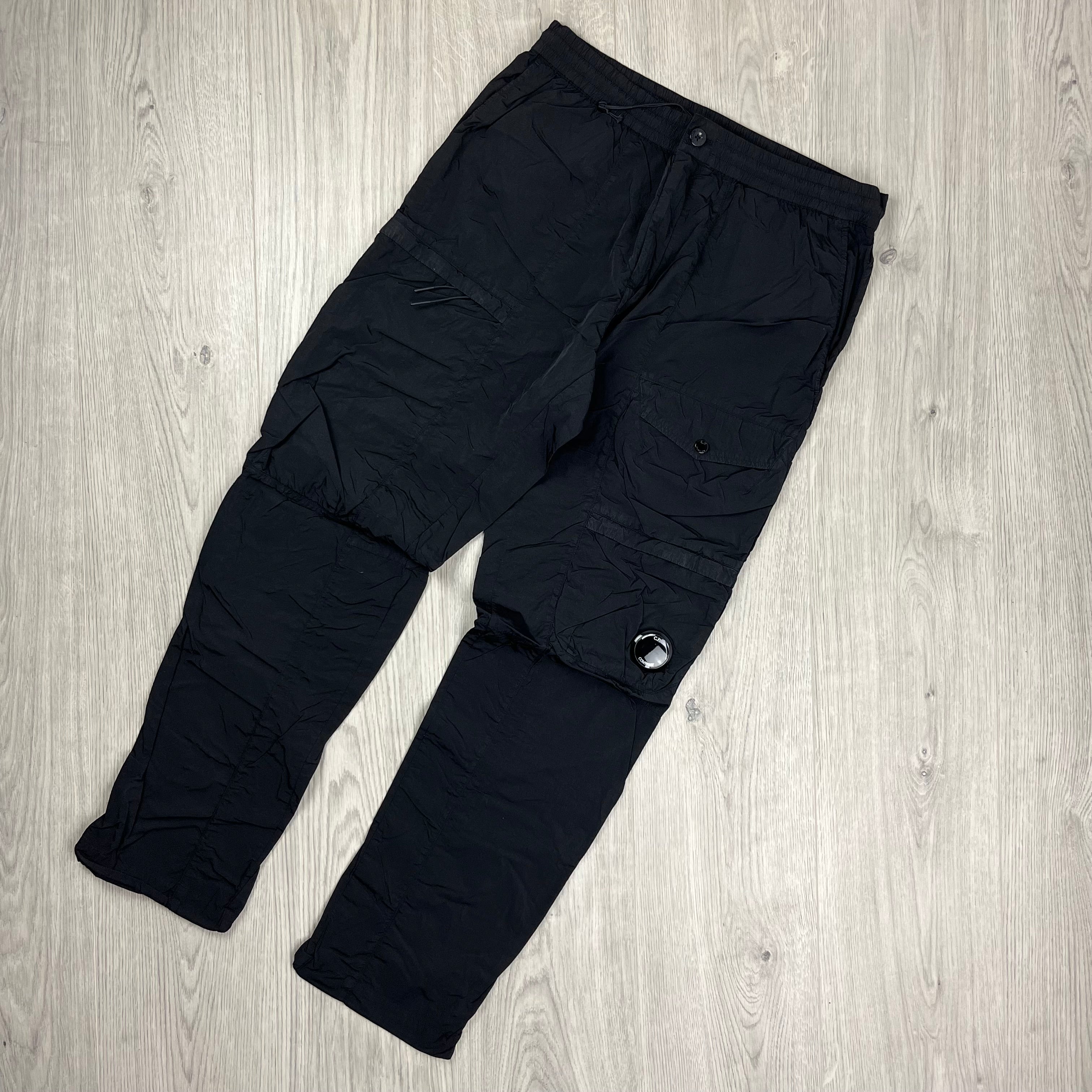 CP Company Chrome Cargo Trousers - Black