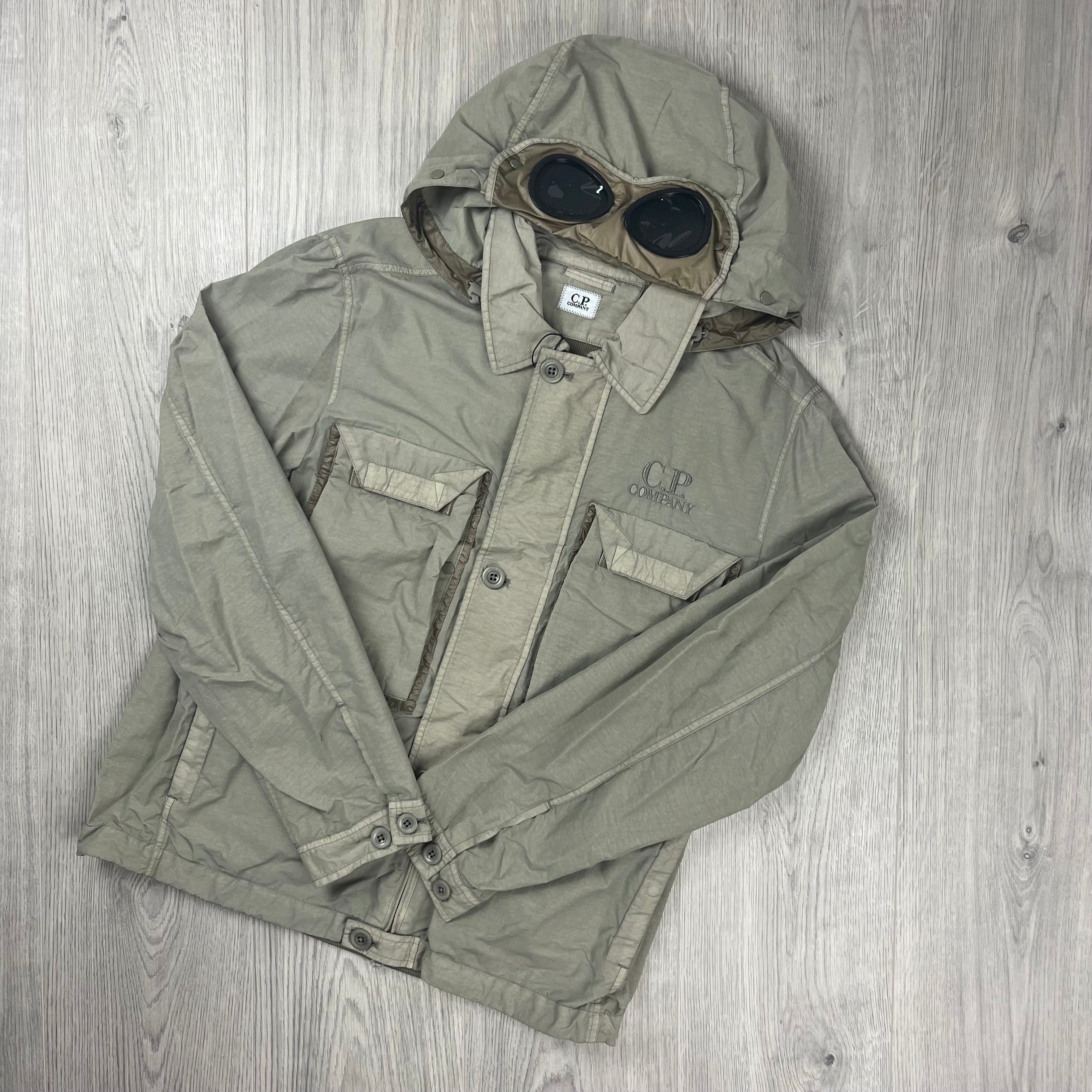 CP Company Goggle Overshirt - Vintage Khaki