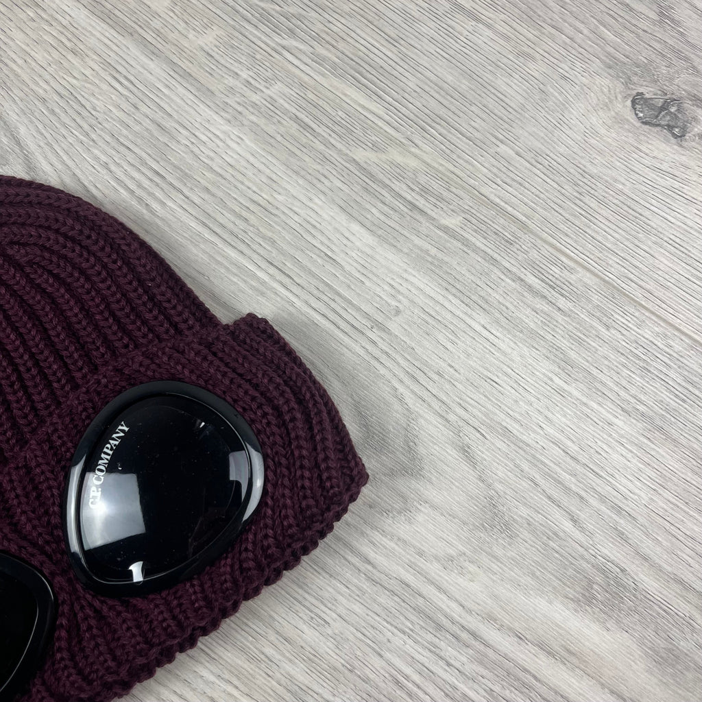 CP Company Goggle Beanie - Purple