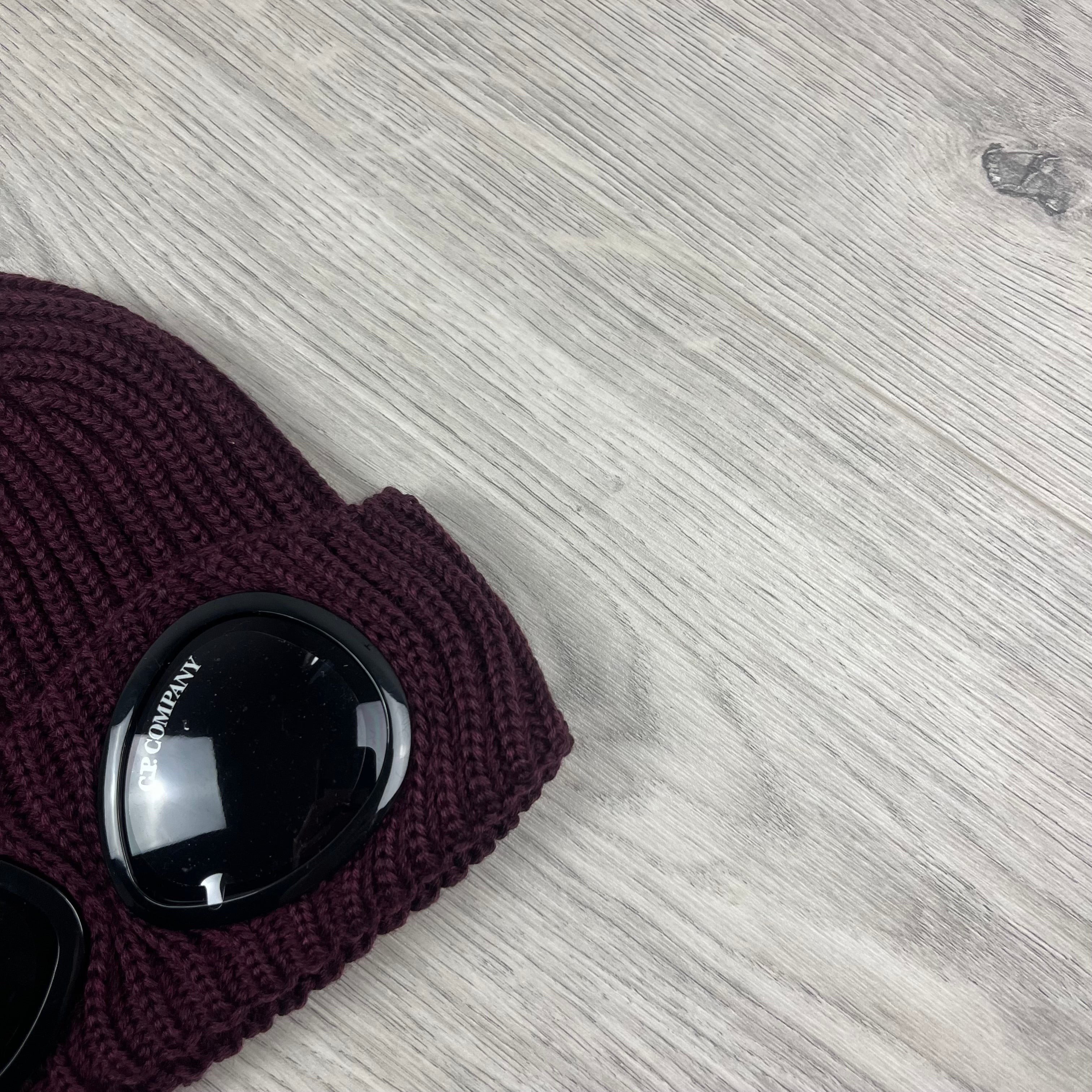 CP Company Goggle Beanie - Purple