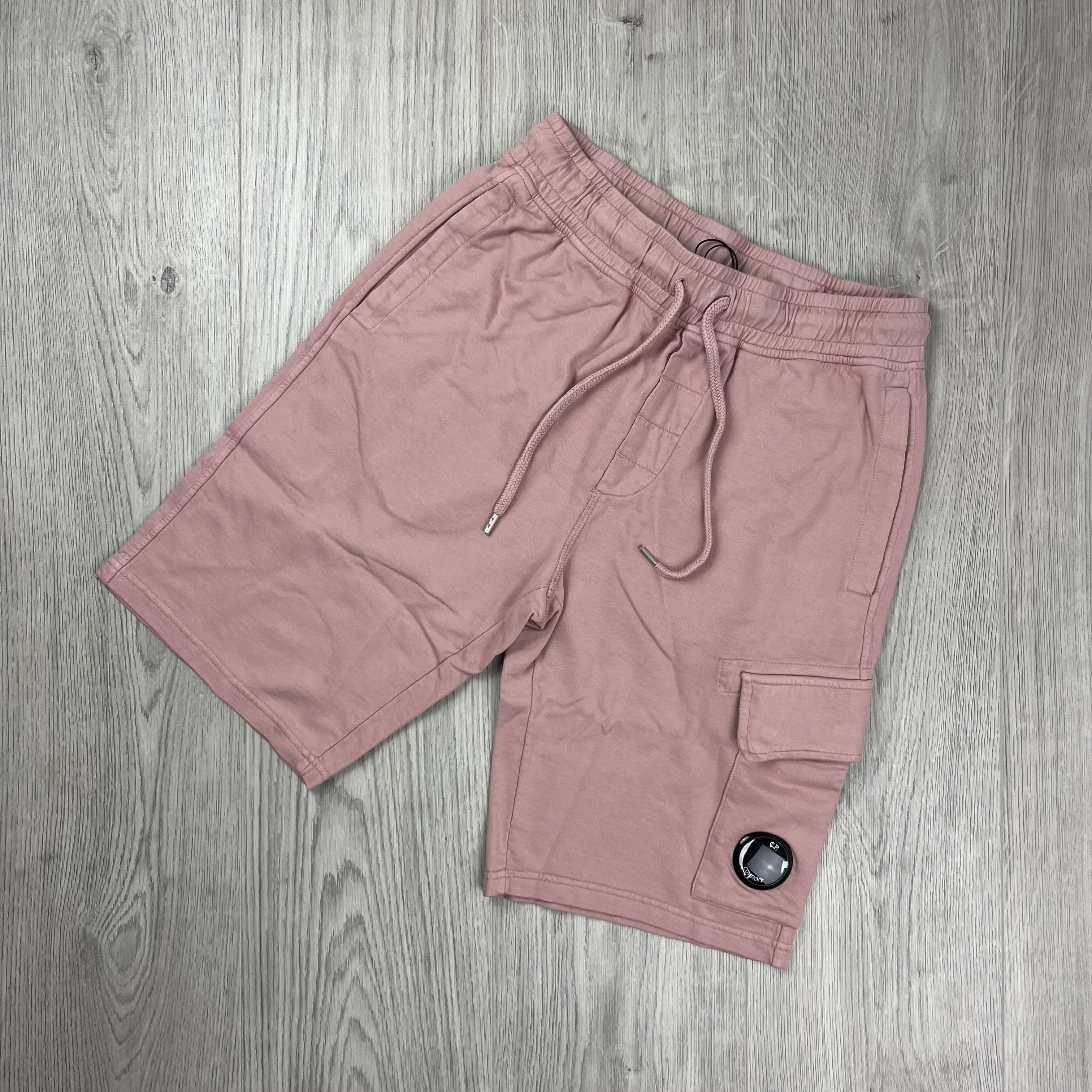 CP Company Jersey Shorts - Misty Rose
