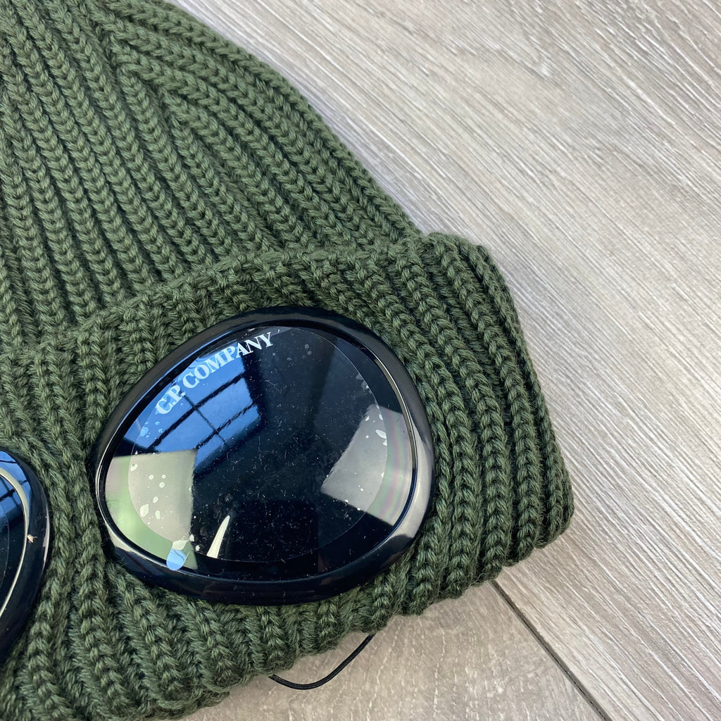 CP Company Goggle Beanie - Ivy Green