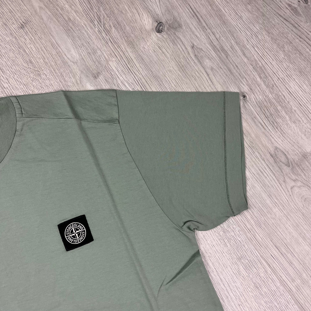 Stone Island Patch T-Shirt - Sage